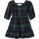 The Children's Place Girl's Matching Family Plaid Flannel Tiered Dress - Green