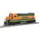 Walthers Walthers Trainline HO Scale Model EMD GP15-1 Standard DC BNSF Railway Green, Orange, Yellow