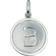 Burberry Marbled Alphabet Charm - Silver/Mother Of Pearl