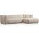 Hanah Home Hjørnesofa Høyre Cady Beige Sofa 3-seter