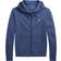 Ralph Lauren Double Knit Full Zip Hoodie - Derby Blue Heather