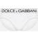 Dolce & Gabbana Slip In Cotone Stretch Con Logo Uomo White