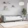 vidaXL Daybed with Mattress Light Gray Sofa 229cm 3 personers