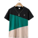 Shein Kids EVRYDAY Boys Letter Graphic Colorblock Tee