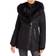 Mackage Adali Hooded Shearling Down Jacket - Black