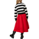 Twinset Duchesse Skirt with Pleats - Ultra Red (232GJ2212)