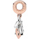 Pandora Family Letters Dangle Charm - Rose Gold/Silver/Transparent