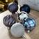 WeRChristmas Shatterproof Luxury Blue/Charcoal/Dove Grey/Silver Julgranspynt 48st