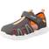 Superfit Kid's Wave Sandals - Grey/Orange