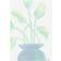 Pelcasa Flowers Mint Green Plakat 30x40cm