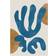 Pelcasa Modern Plant No3 Blue Plakat 70x100cm