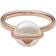 Emporio Armani Logo Ring - Rose Gold/Pearl