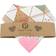 Pickle & Olive Bandana Teething Bibs 4-pack Pink