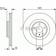 Bosch Bromsskiva BD1577 Audi