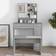 vidaXL Vanity Table with Mirror Grey Sonoma Sminkbord 35x86.5cm