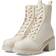 Guess Juel Lace-up Booties Ivory