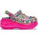 Crocs Classic Mega Crush Clog Lisa Frank - Electric Pink