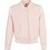 Urban Classics Girl's Inset College Sweat Jacket - Pink/White
