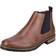Rieker Zip-Up Chelsea Boots Cognac