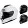 HJC Integraler Motorradhelm C70N, Halbmattes Schwarz