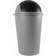 Deuba Dustbin Silver Plastic