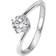 Viventy Engagement Ring - Silver/Transparent