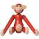 Kay Bojesen Monkey Mini Vintage Red