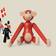 Kay Bojesen Monkey Mini Vintage Red Figurine 9.5cm