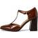 Nine West Janky T Strap Heels Brown