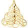 Georg Jensen Seasonal Tabletop Holiday Gold Christmas Decoration