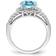 Jewelrypot Ring - Silver/Topaz/Diamonds