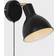 Nordlux Pop Matt Black Wall light ∅ 15.5cm