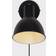Nordlux Pop Matt Black Wall light ∅ 15.5cm