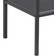 AC Design Furniture Seaford Black Carrello Tavolo 30x60cm