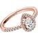 Pandora Sparkling Pear Halo Ring - Rose Gold/Transparent