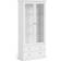 Tvilum Paris White Glass Cabinet 96x201cm