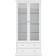 Tvilum Paris White Glass Cabinet 96x201cm