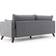 LOTO LIVING Antigua Grey Sofa 208cm 3-seter