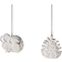 Georg Jensen Mouse and Pine Cone 2023 Silver Ljusstake 2cm 2st