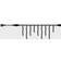 Sirius Tech-Line Icicles Black Julelampe 200cm