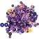 John Bead Sequins & Beads Kit Purple