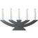 Star Trading Navida Dark Grey Adventsljusstake 42cm