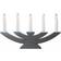 Star Trading Navida Dark Grey Adventsljusstake 42cm