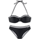 Lascana Bandeau Bikini - Black