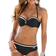 Lascana Bandeau Bikini - Black