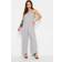 PixieGirl Petite Crepe Wide Leg Jumpsuit Grey