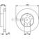 Bosch Bremseskiver Opel Fiat Peugeot 0 986 479 313