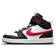 Nike Court Borough 2 Mid PSV - Black/White/Red