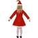 Smiffys Costume Mini Miss Santa Flanelle Enfant Rouge