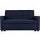 SECONIQUE Astoria Navy Sofa 163cm